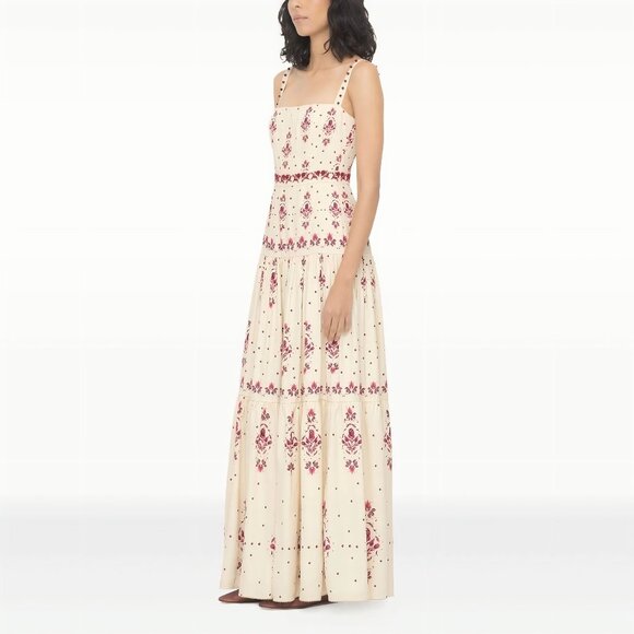 Agua by Agua Bendita Lima Floral-print Maxi Dress - Picture 2 of 15